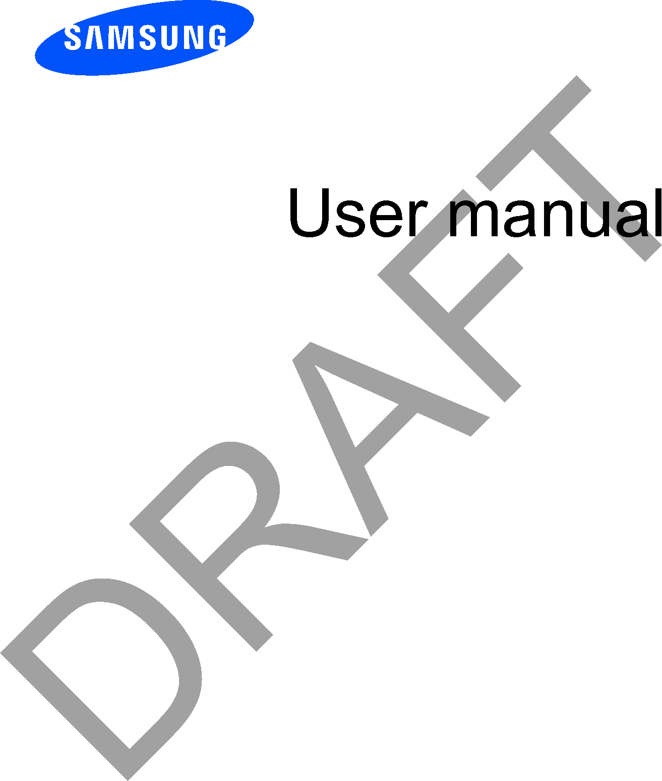 User manualDRAFT