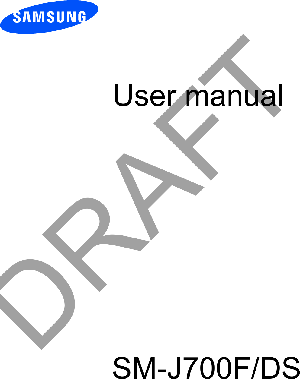 User manualSM-J700F/DSDRAFT