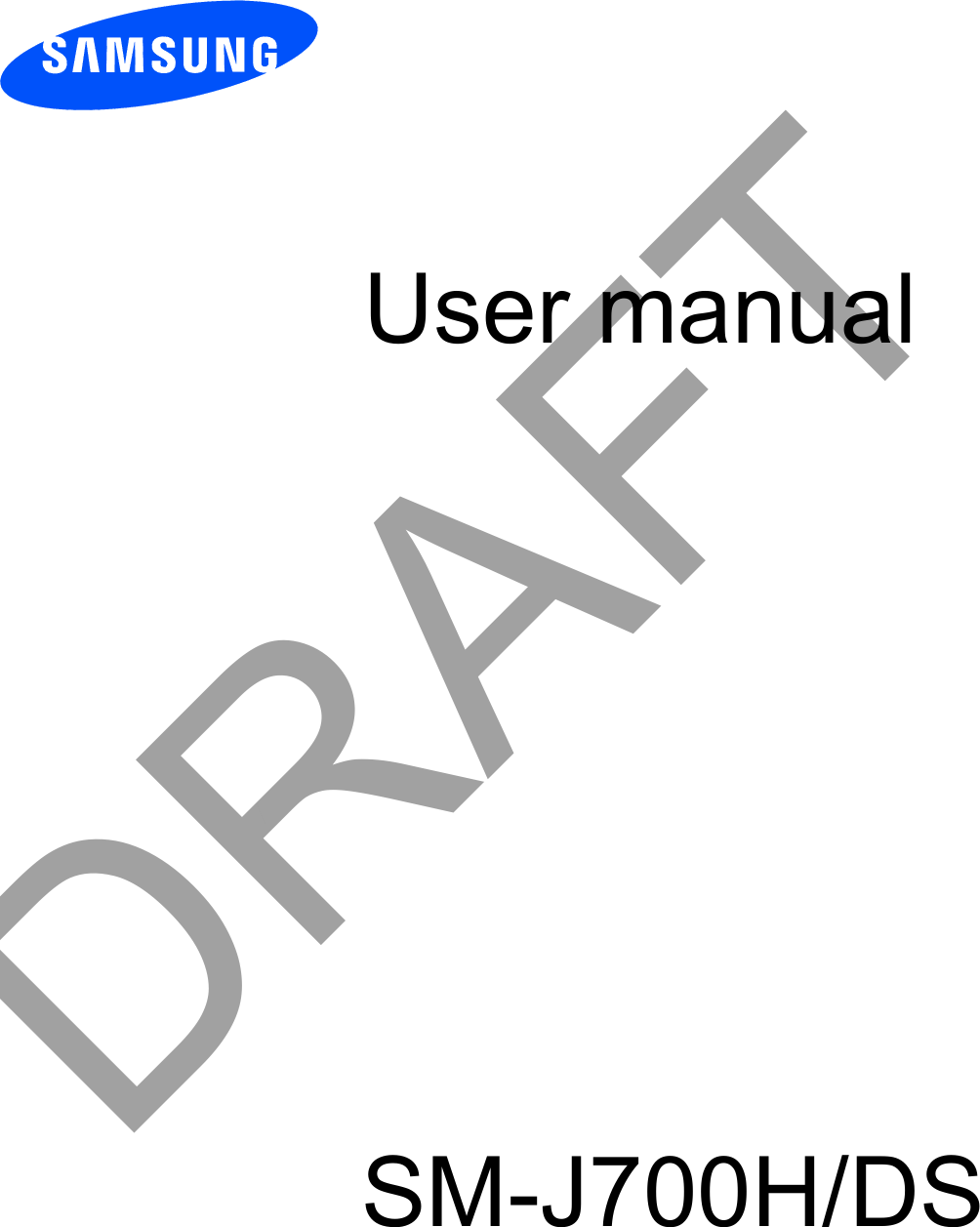 User manualSM-J700H/DSDRAFT