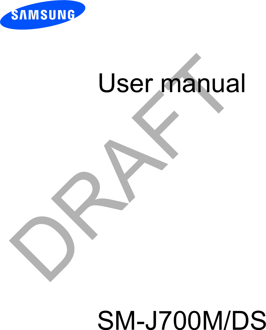 User manualSM-J700M/DSDRAFT