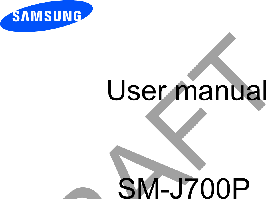 User manualSM-J700PDRAFT