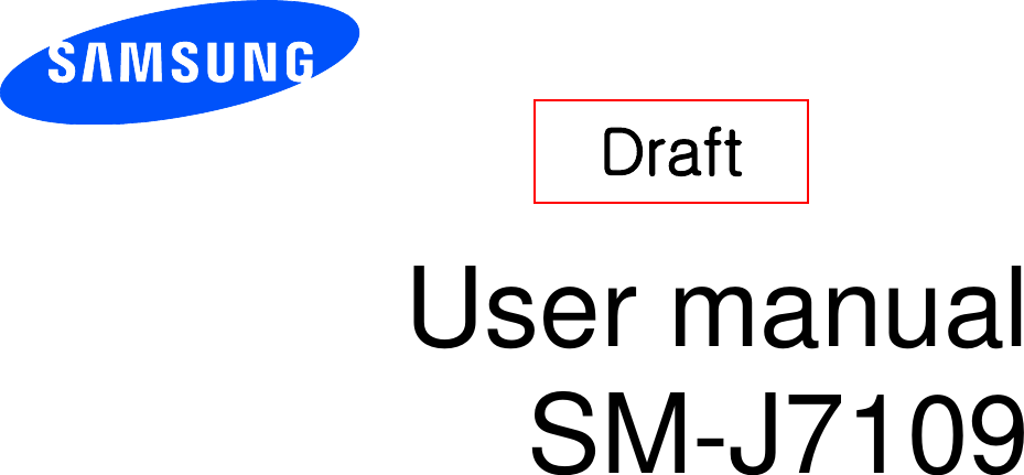       User manual SM-J7109        Draft   