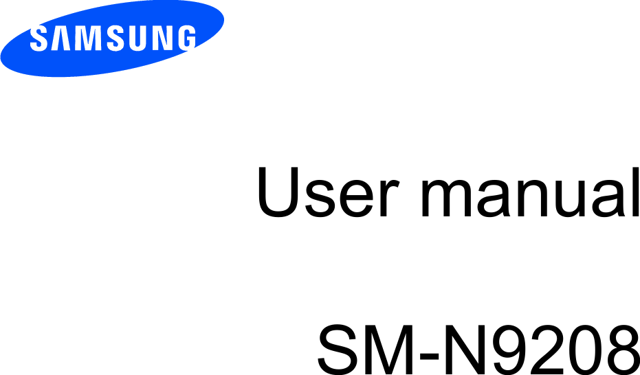       User manual  SM-N9208       