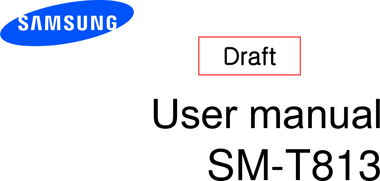       User manual         DraftSM-T813