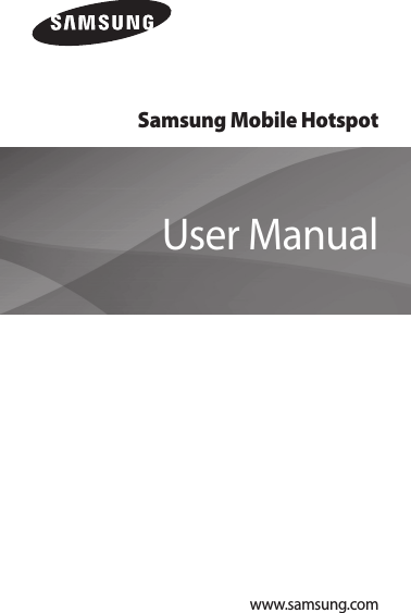 Samsung Mobile HotspotUser Manualwww.samsung.comDraft2014.03.03