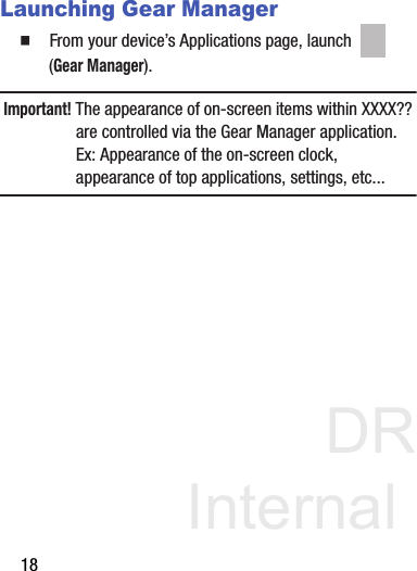 Page 22 of Samsung Electronics Co SMV700 BT Wrist Device User Manual V700