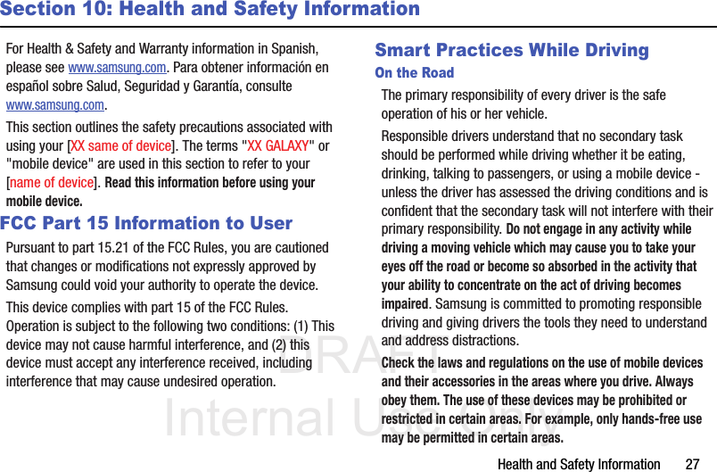 Page 31 of Samsung Electronics Co SMV700 BT Wrist Device User Manual V700