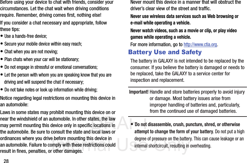 Page 32 of Samsung Electronics Co SMV700 BT Wrist Device User Manual V700