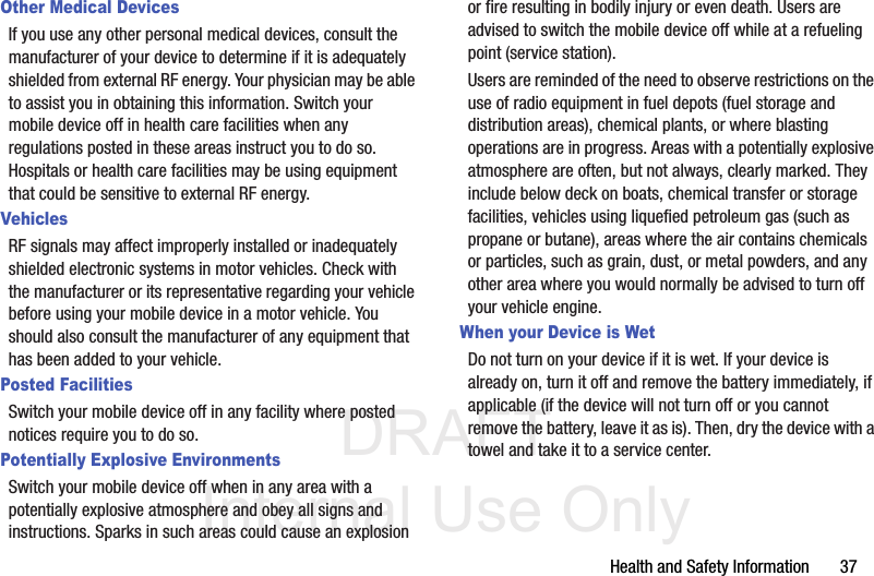 Page 41 of Samsung Electronics Co SMV700 BT Wrist Device User Manual V700