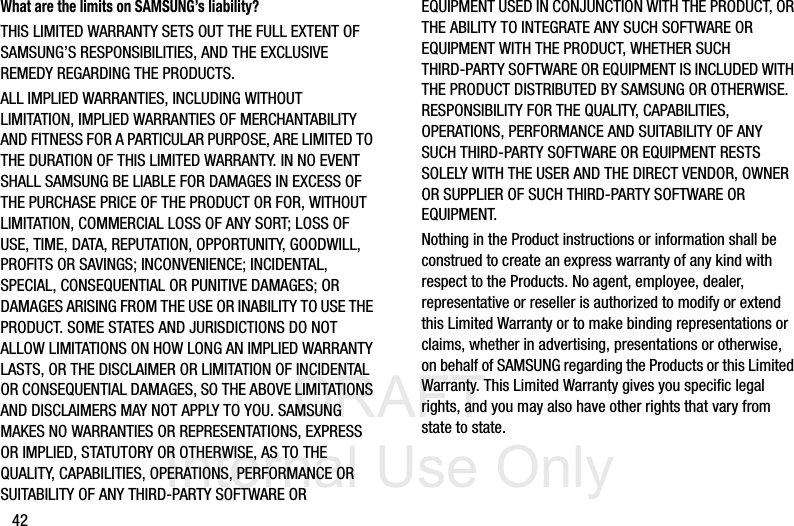 Page 46 of Samsung Electronics Co SMV700 BT Wrist Device User Manual V700