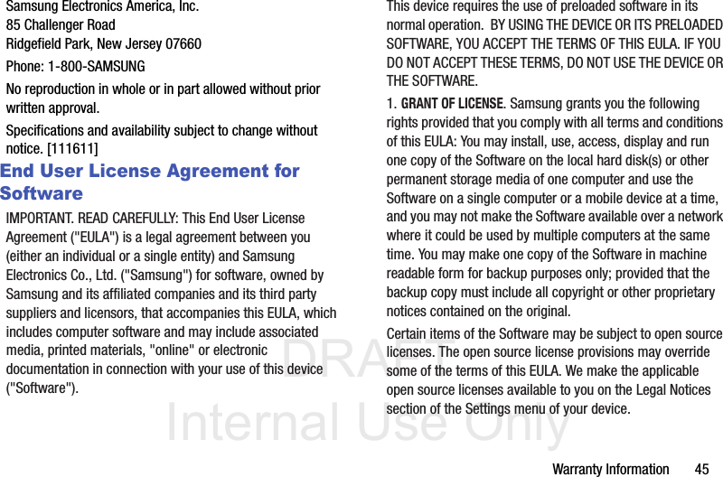 Page 49 of Samsung Electronics Co SMV700 BT Wrist Device User Manual V700