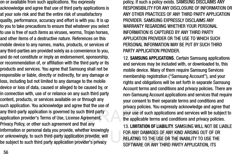 Page 60 of Samsung Electronics Co SMV700 BT Wrist Device User Manual V700