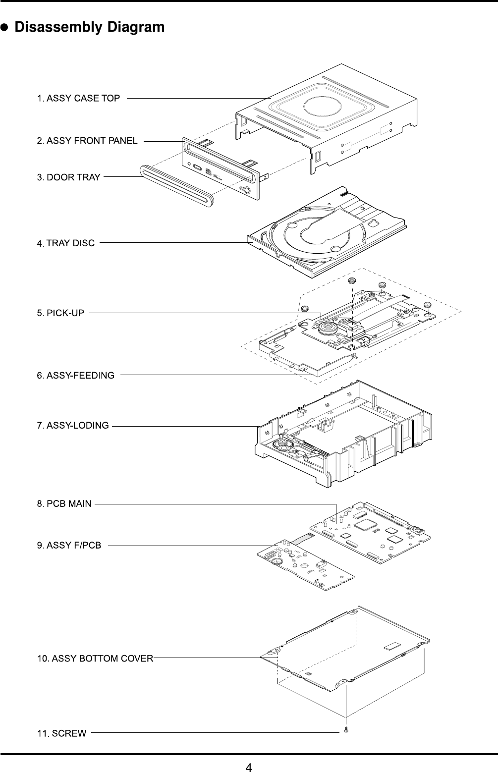 4Disassembly Diagram 