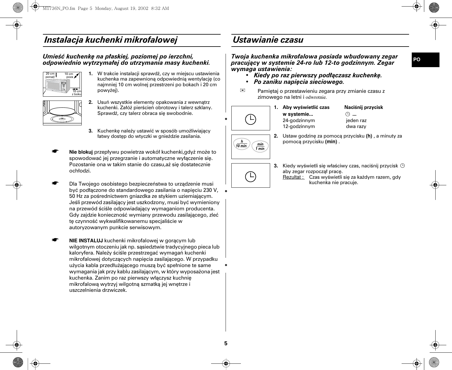 Page 5 of 12 - Samsung M1736N_PO M1736N 20030311122431193 DE68-02303E
