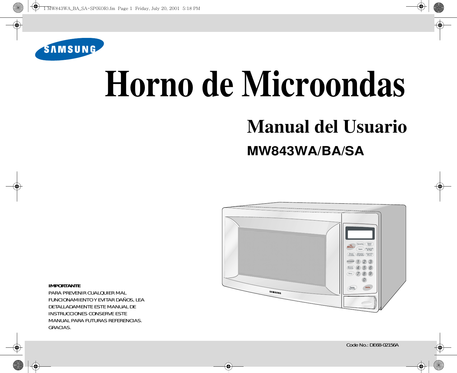 Samsung MW843WA 20030318163844421 DE68 02156A