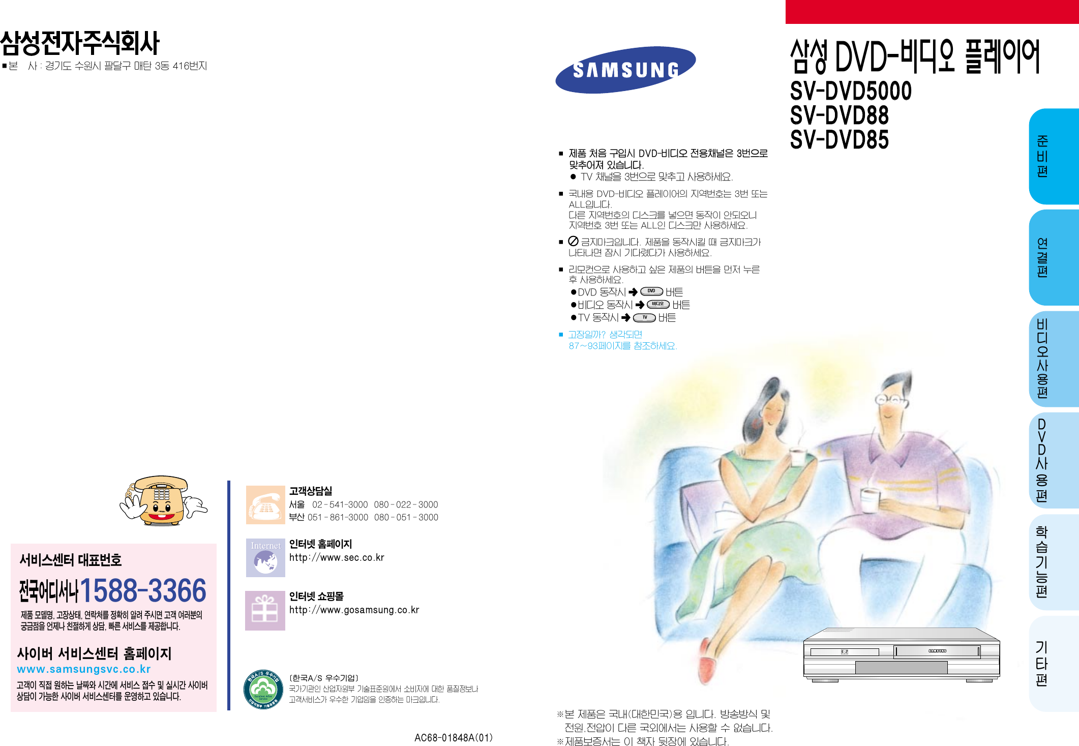 Page 1 of 1 - Samsung  SV-DVD88 20030520092920250 SV-DVD85COVER