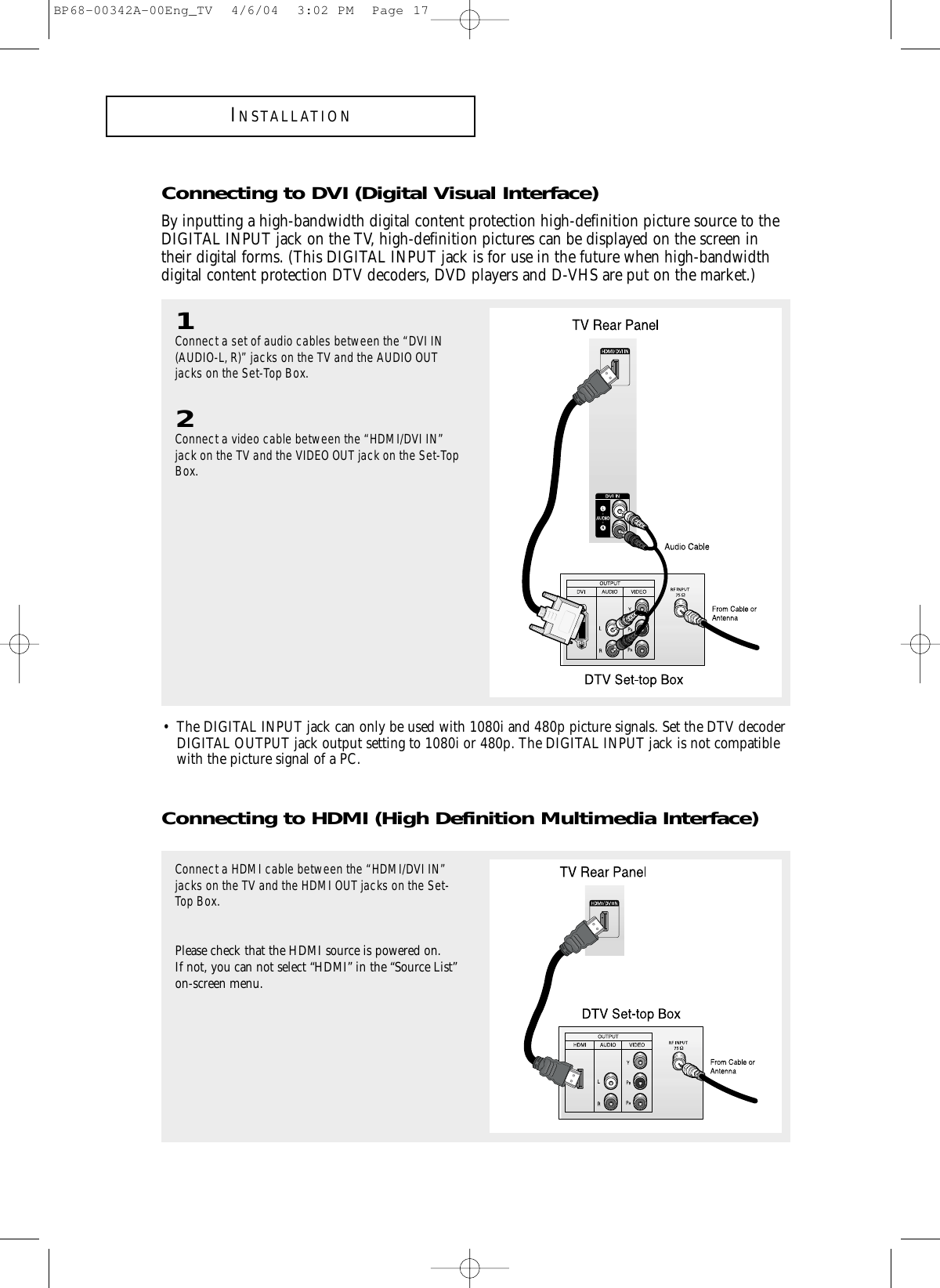 Page 7 of 8 - Samsung  HC-P4363W 20040621205208203 P61A TV Theater NA