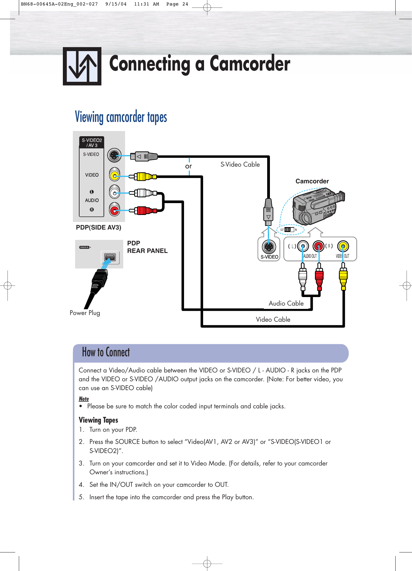 Page 4 of 6 - Samsung BN68-00645A-02Eng_001,116 HP-P5071 20041117190433375 Napoleon QSG
