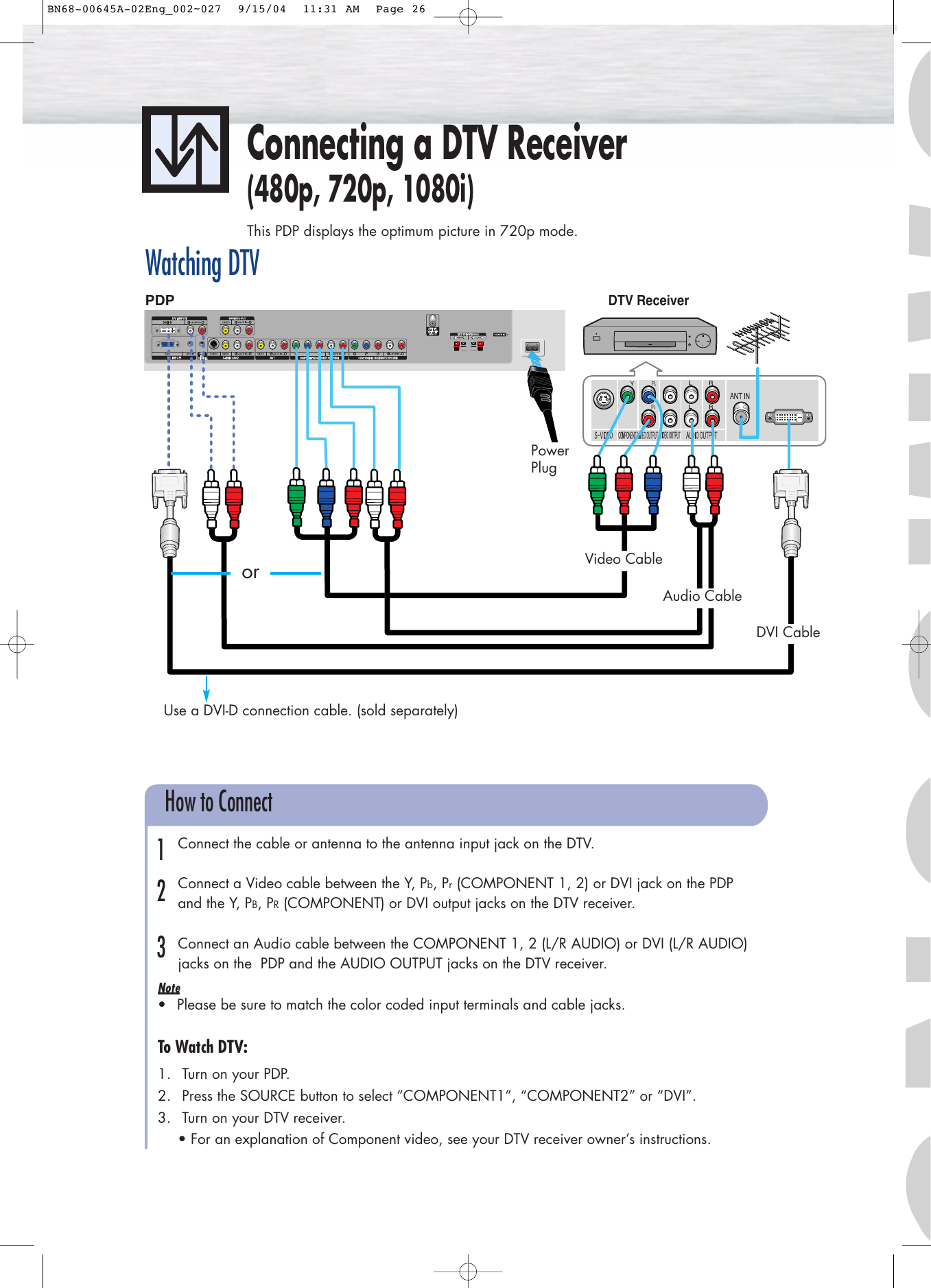Page 6 of 6 - Samsung BN68-00645A-02Eng_001,116 HP-P5071 20041117190433375 Napoleon QSG