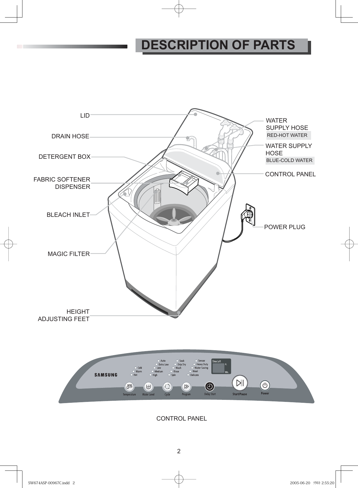 Page 2 of 10 - Samsung SW674ASP-00967C SW674ASP 20050711112046046 SW674ASP-00967C-cms