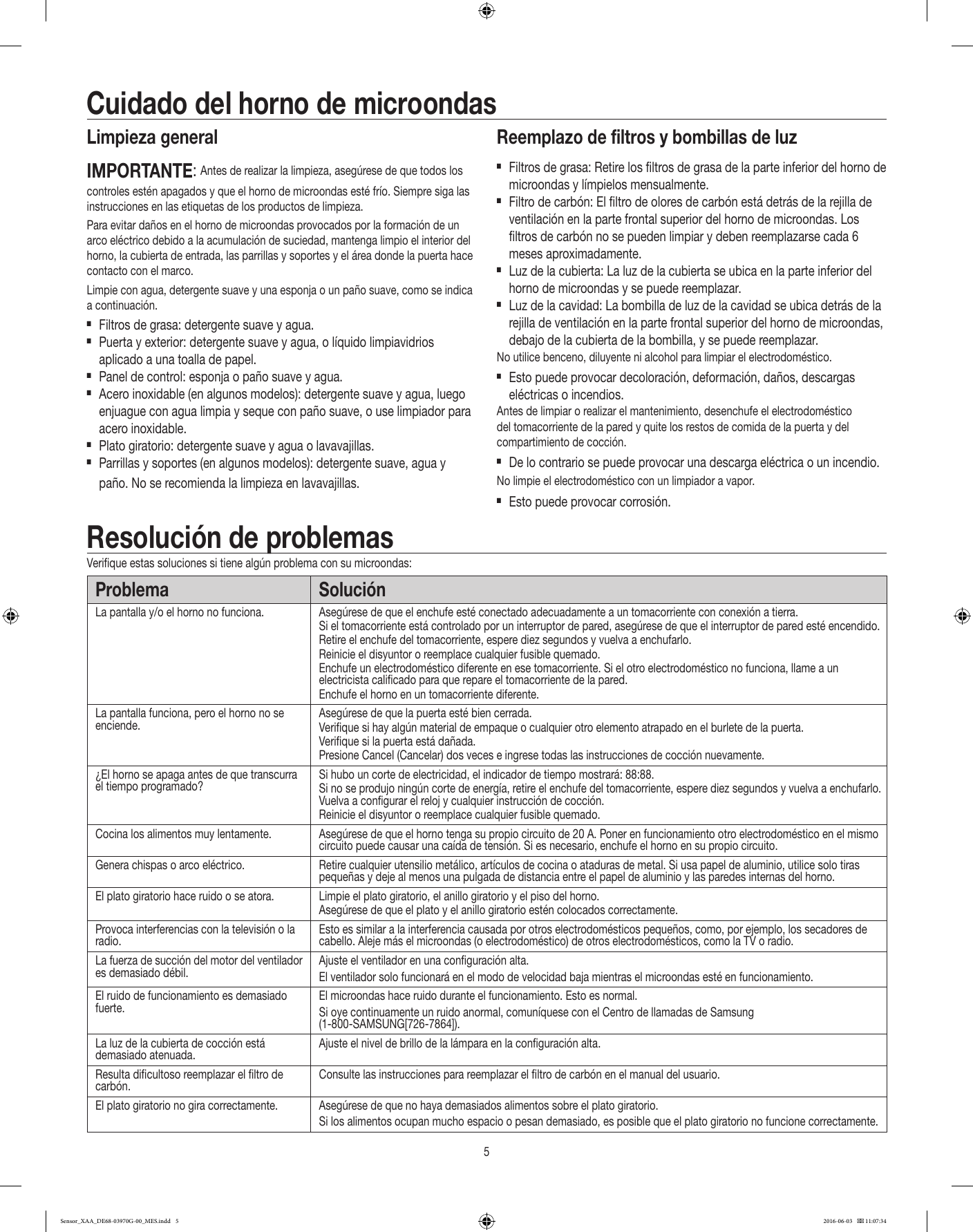 Page 11 of 12 - Samsung  Manual DE68-03970G-00