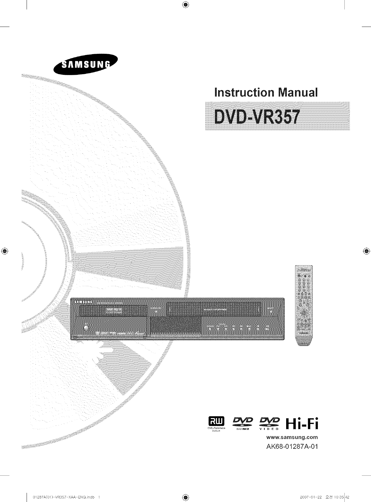Samsung DVD VR357 User Manual DVD/VCR Manuals And Guides L0705227