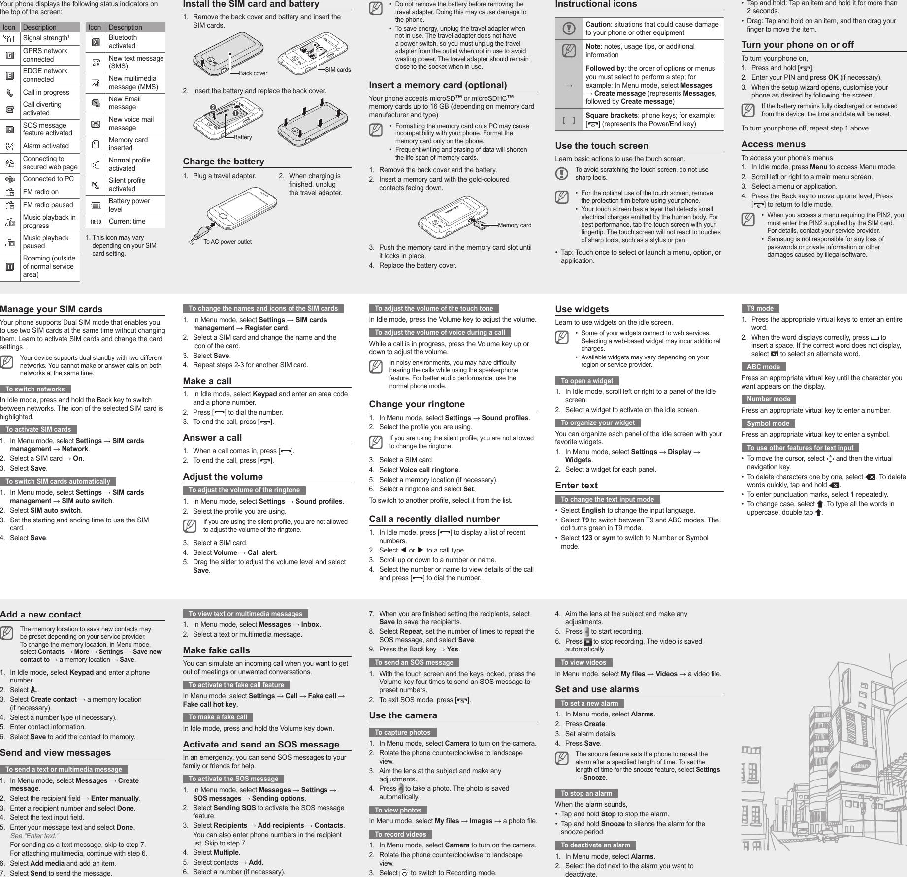 Samsung GT C3312 User Manual To The 