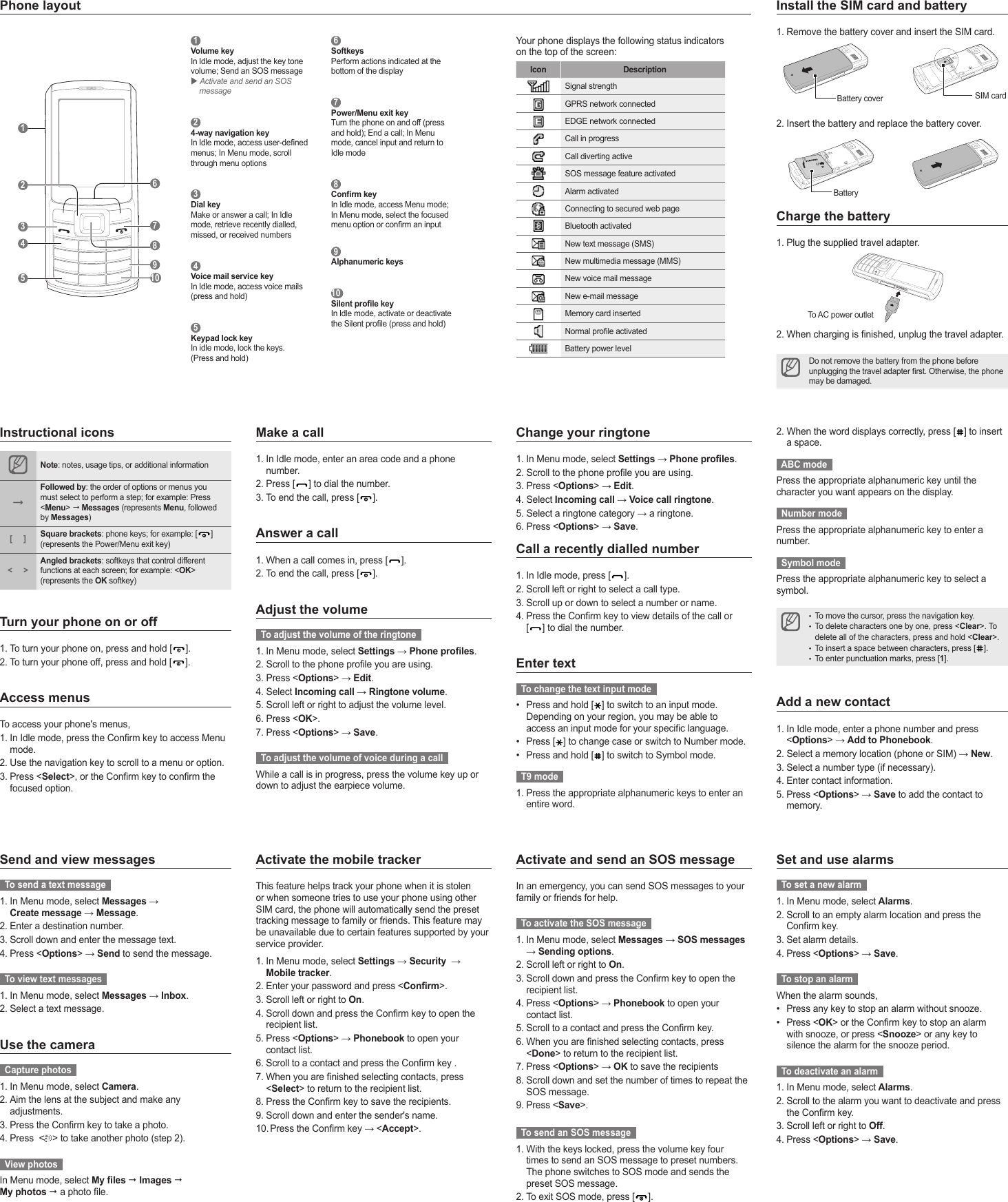 Page 2 of 2 - Samsung S3310 User Manual  To The 18887fa8-afdf-4efb-87bd-96a2a76082a5