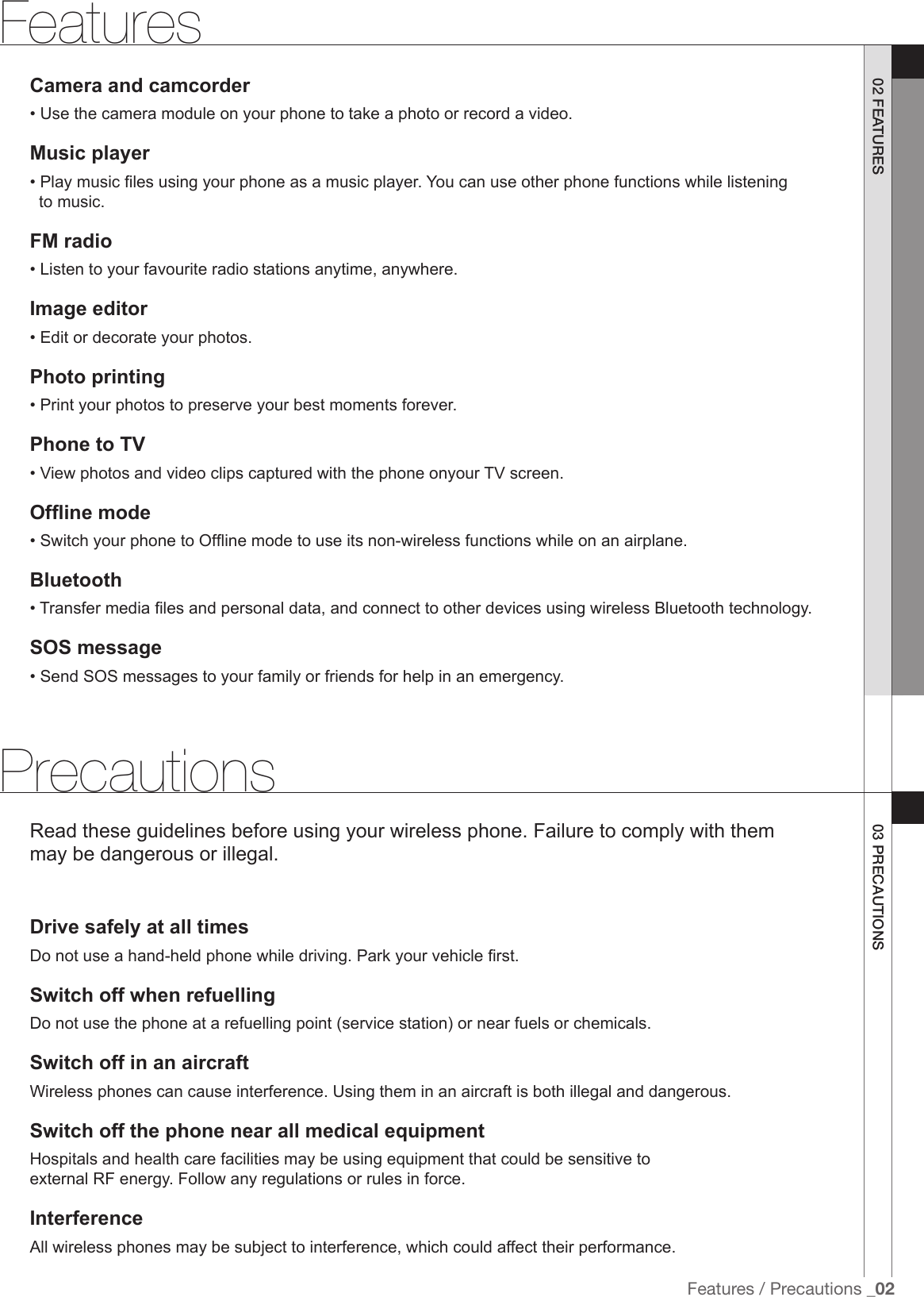 Page 3 of 7 - Samsung SGH-C180 User Manual  To The 1fe38773-90d8-4c6b-83d1-e14a44c88837