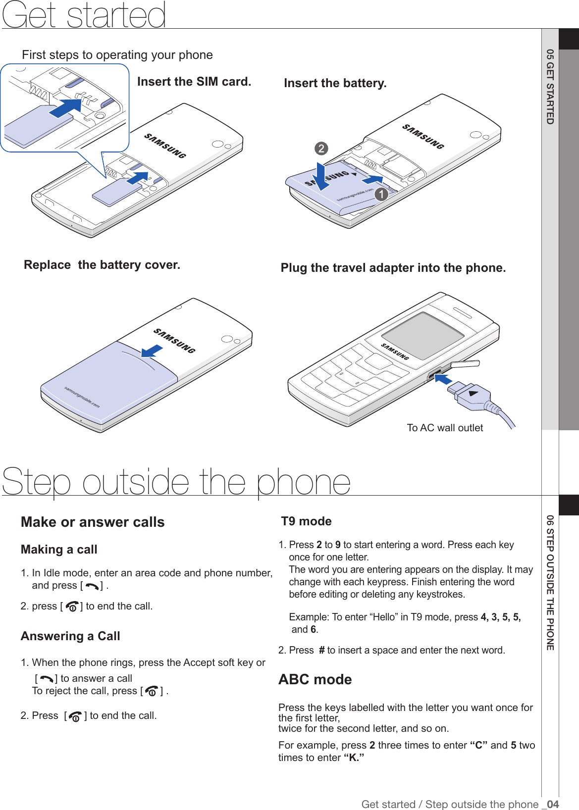 Page 5 of 7 - Samsung SGH-C180 User Manual  To The 1fe38773-90d8-4c6b-83d1-e14a44c88837