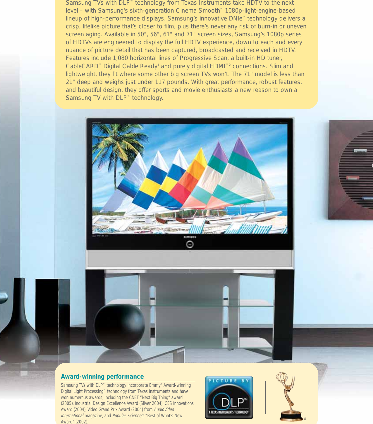 Page 2 of 6 - Samsung Samsung-1080P-Users-Manual-  Samsung-1080p-users-manual