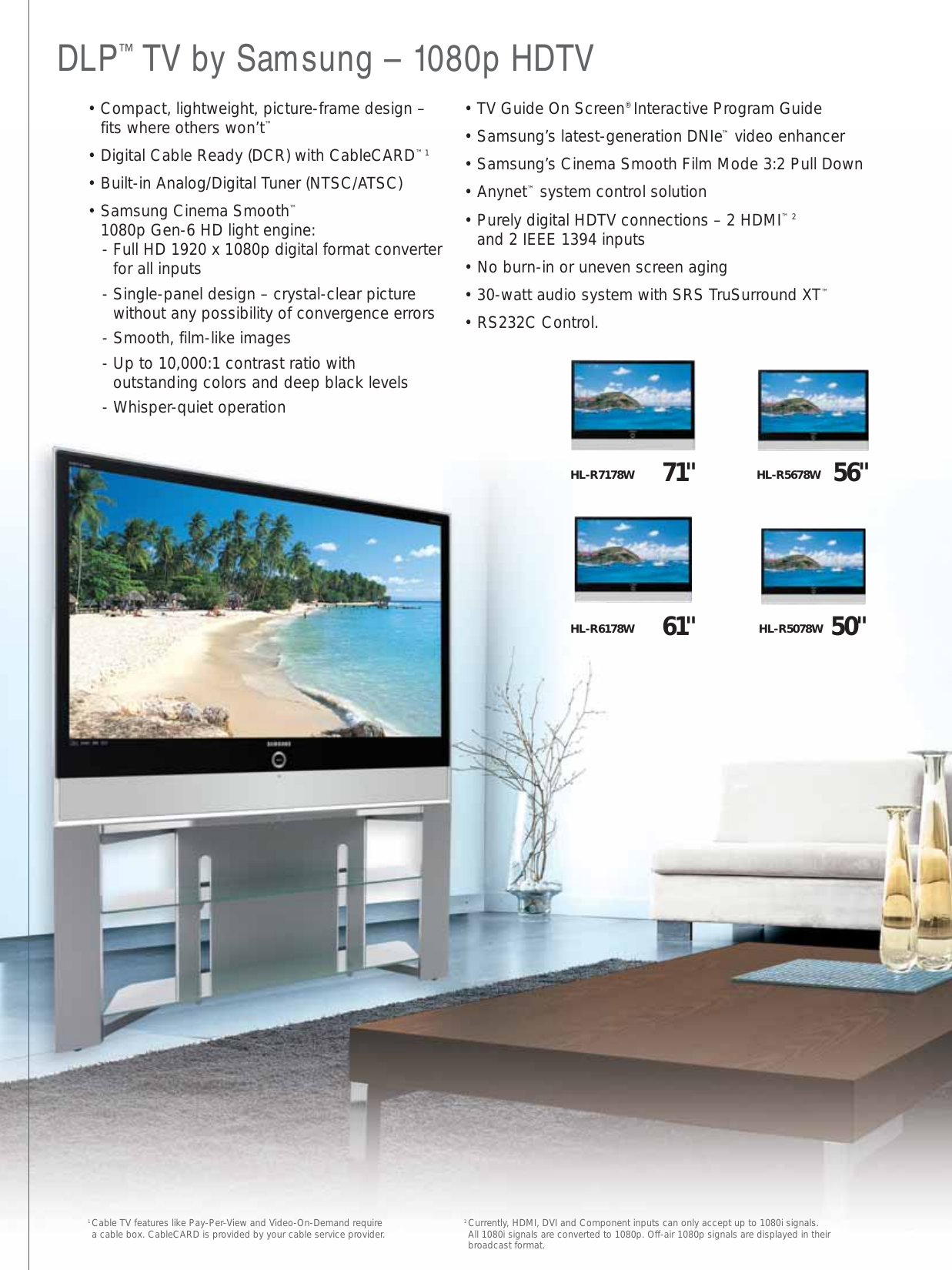 Page 3 of 6 - Samsung Samsung-1080P-Users-Manual-  Samsung-1080p-users-manual