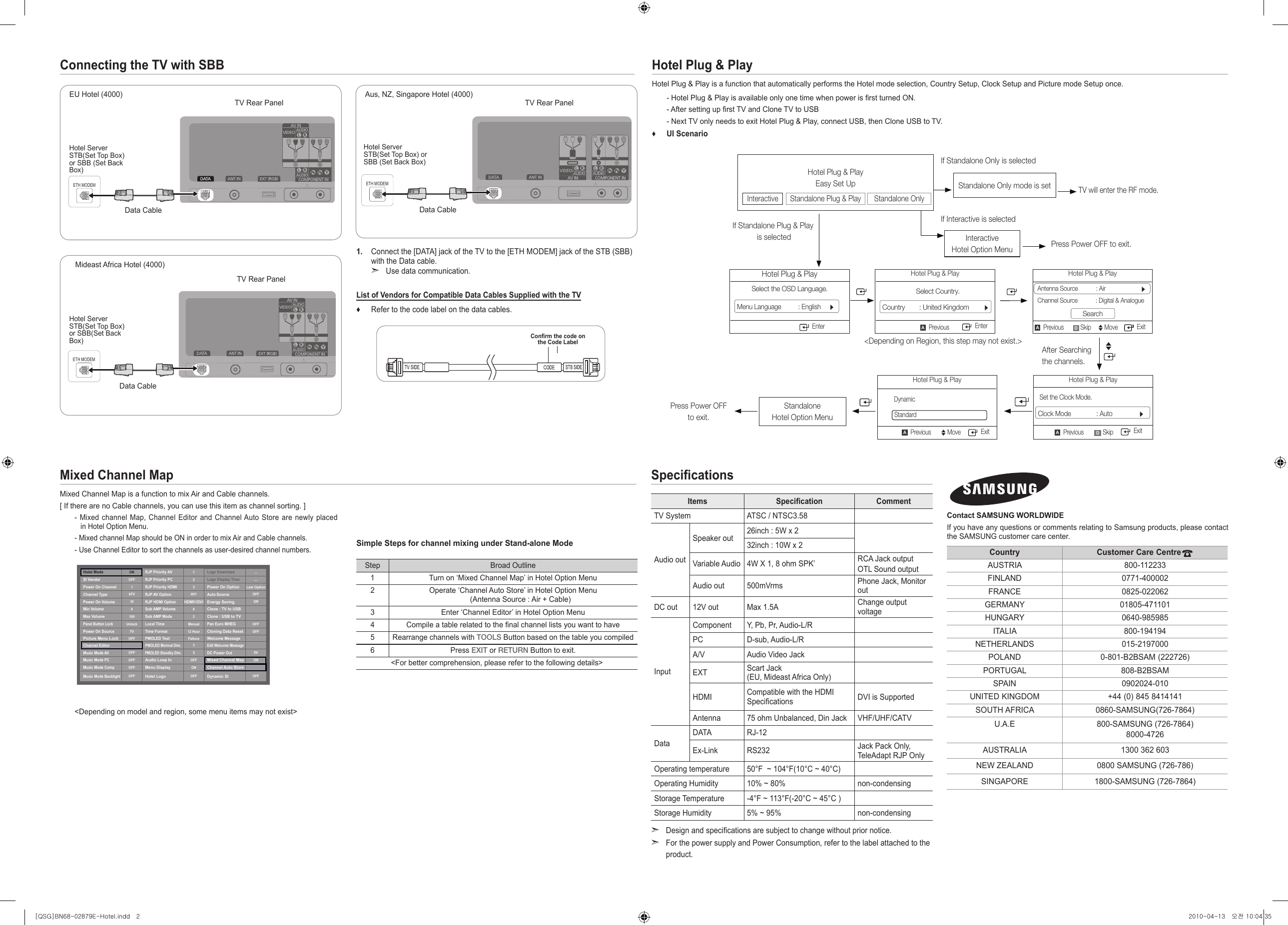 Page 2 of 2 - Samsung Samsung-Bn68-02879E-X0-Users-Manual-  Samsung-bn68-02879e-x0-users-manual