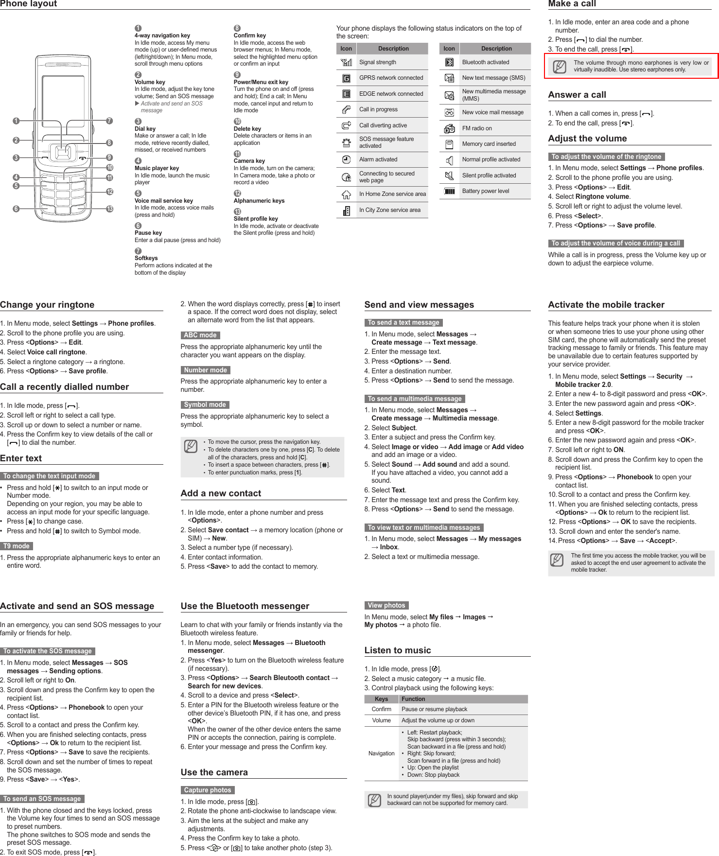 Page 2 of 2 - Samsung Samsung-C3110-Users-Manual- Samsung-c3110-users-manual