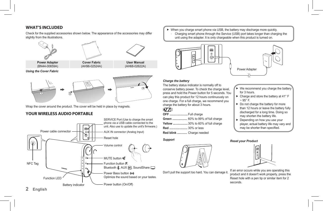 Page 2 of 8 - Samsung Samsung-Da-F60-Users-Manual- DA-F60_F61-USA_ENG Samsung-da-f60-users-manual