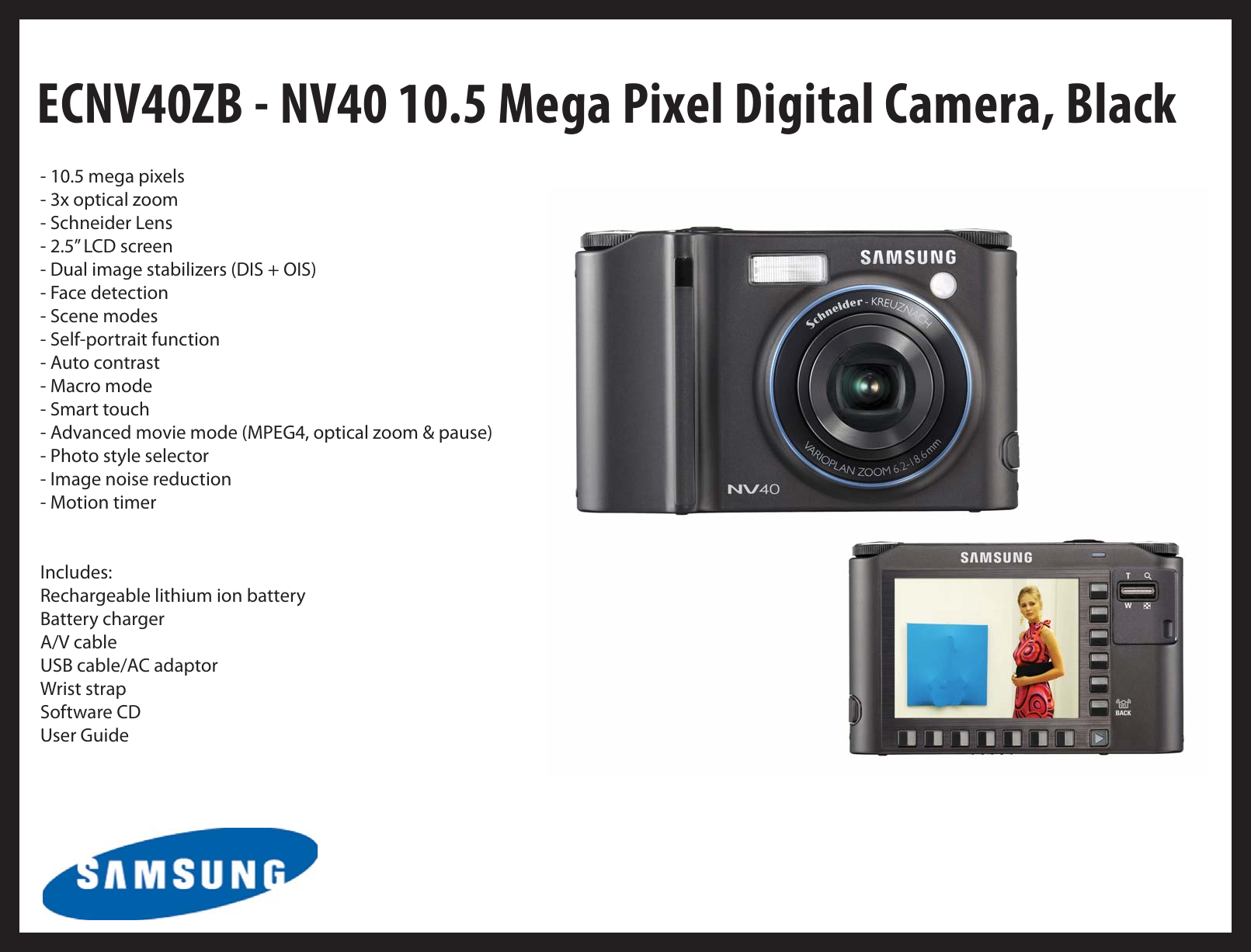 Page 9 of 10 - Samsung Samsung-Ecs860Zb-Users-Manual- Cameras  Samsung-ecs860zb-users-manual