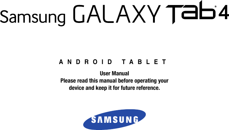 Samsung Galaxy Tab 4 10 1 Sm T530Nu Users Manual
