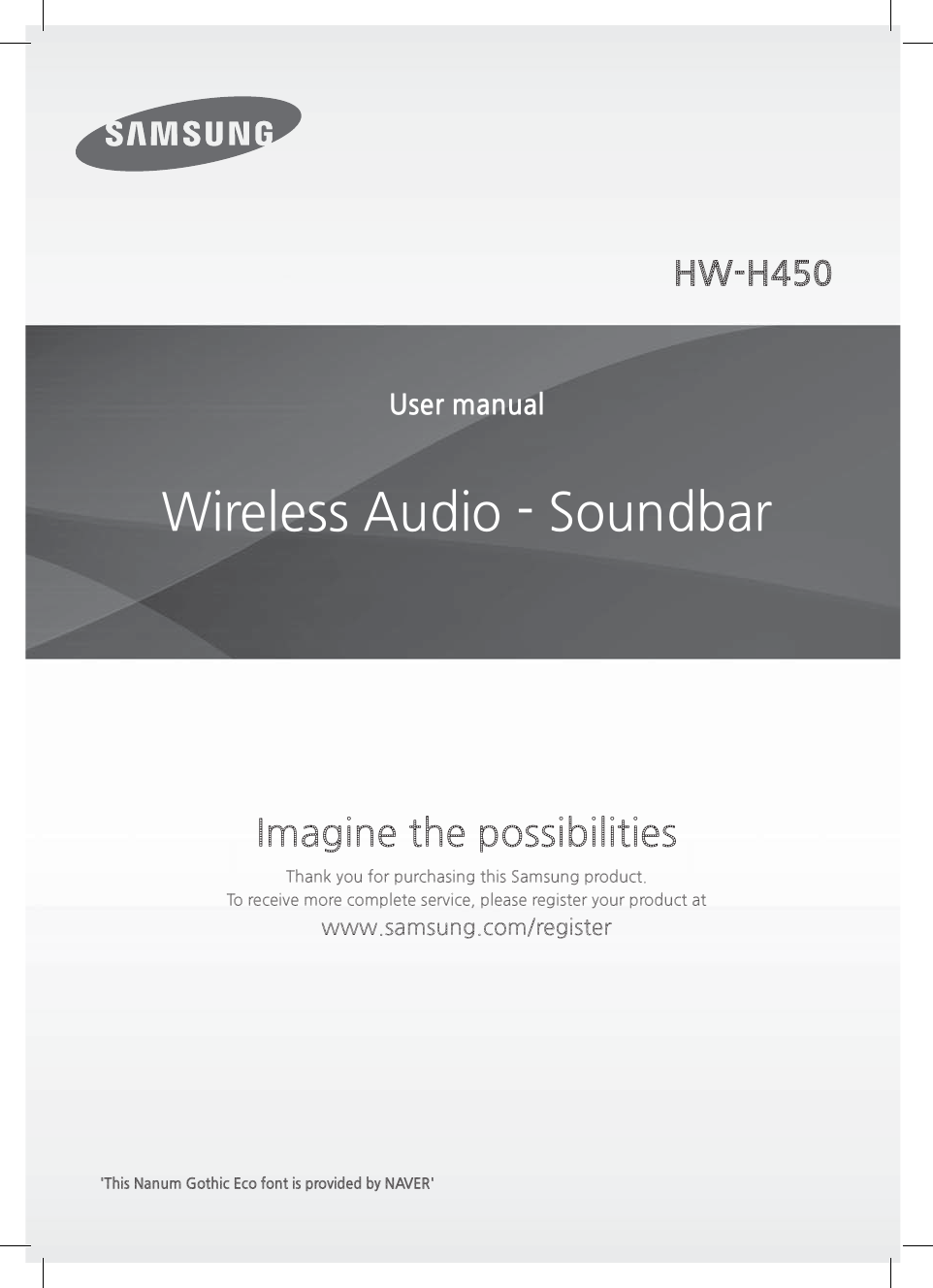 Samsung Hw H450 Za Users Manual H450_USA_ENG