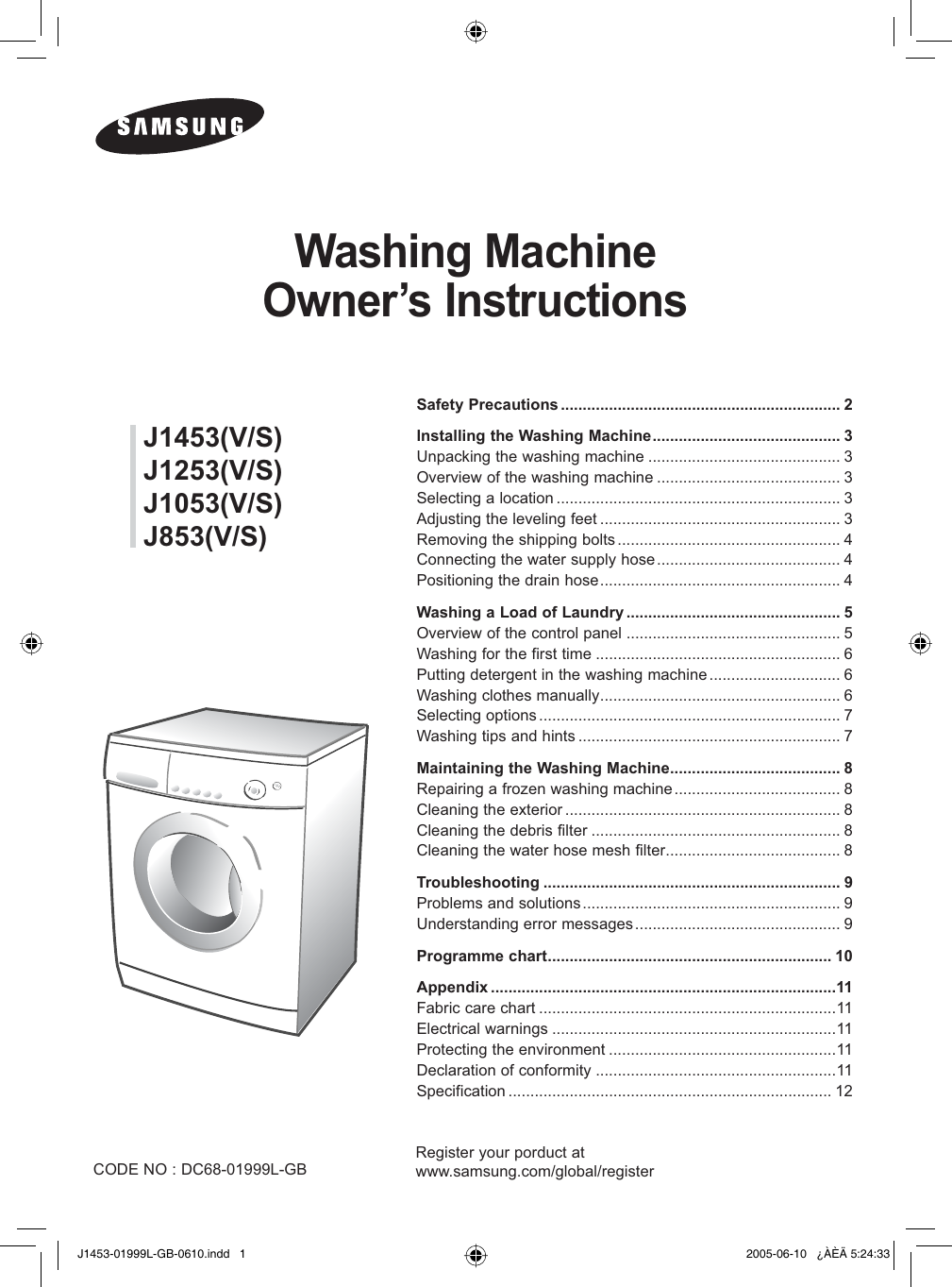 Samsung washing machine review