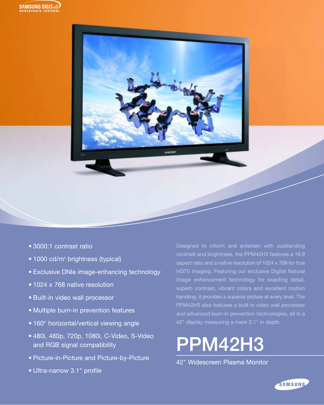 Samsung Ppm 42H3 Users Manual SE 2036 04 42H3.M2