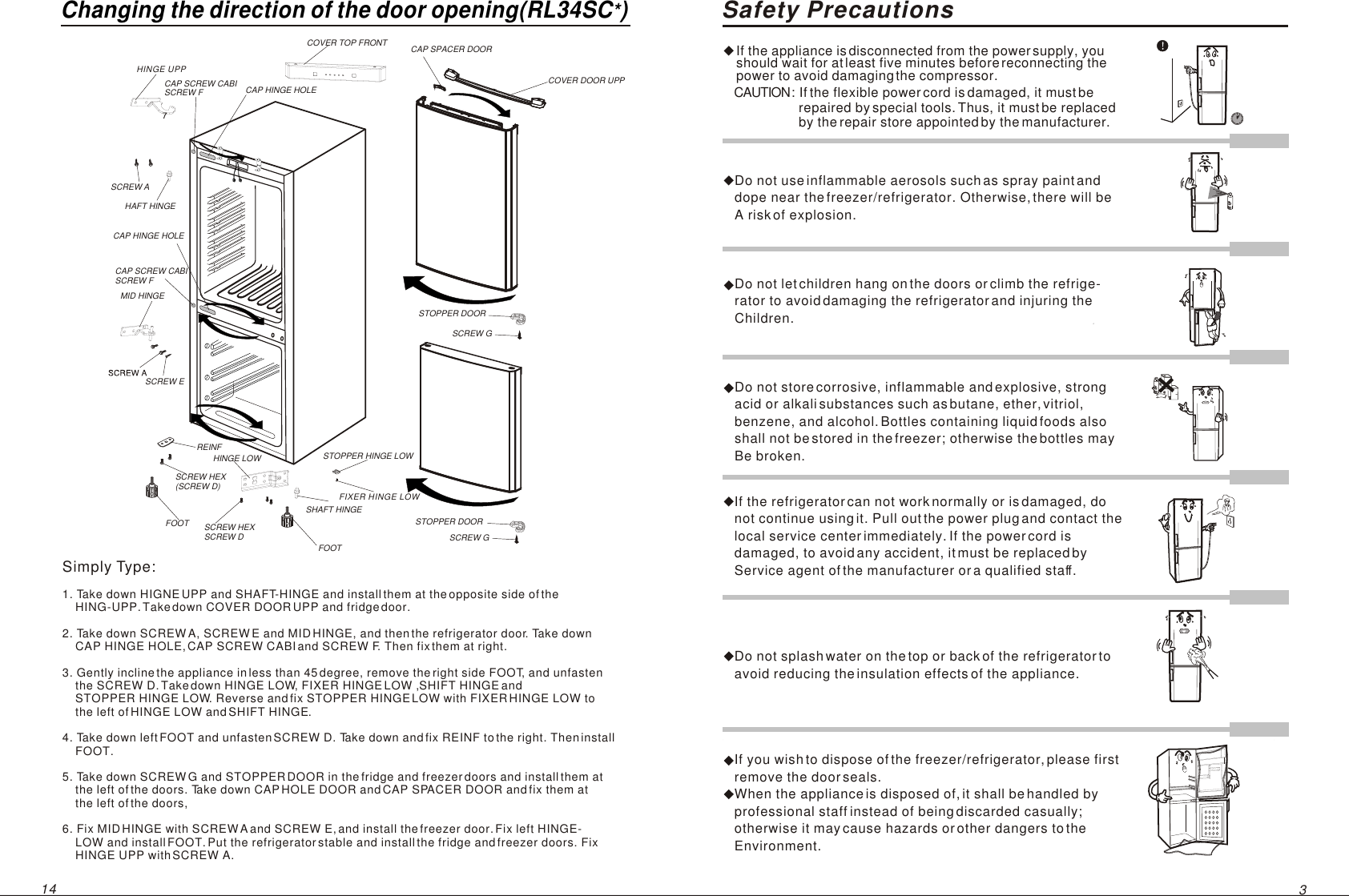 Samsung Rl34ec Users Manual W07eµa Ee O Ia ºo A