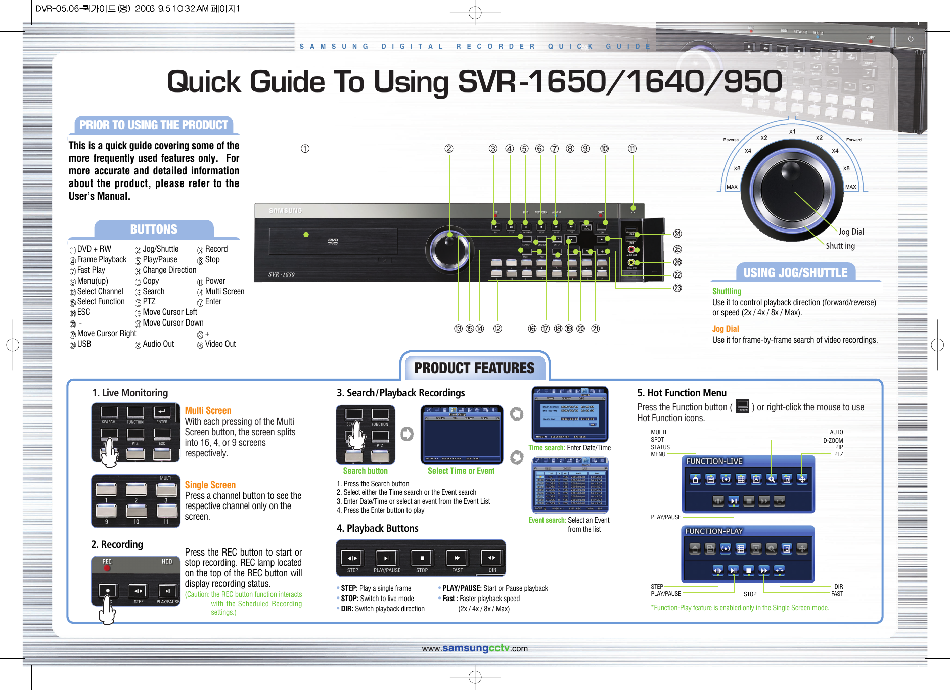 Samsung Manual Video Camera - 