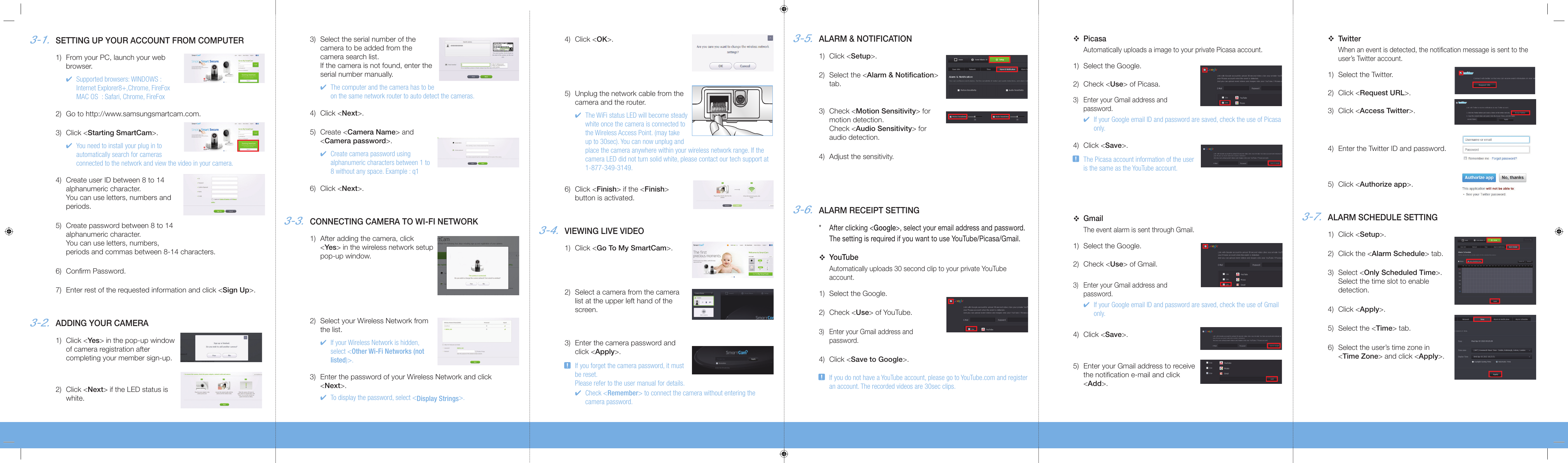 Page 2 of 2 - Samsung Samsung-Samsung-Security-Camera-Samsung-Smartcam-Wifi-Home-Security-Camera-Users-Manual-  Samsung-samsung-security-camera-samsung-smartcam-wifi-home-security-camera-users-manual