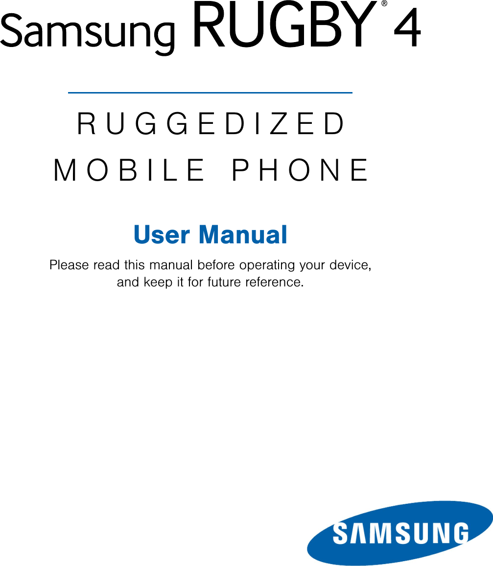 Samsung Sm B780A Users Manual