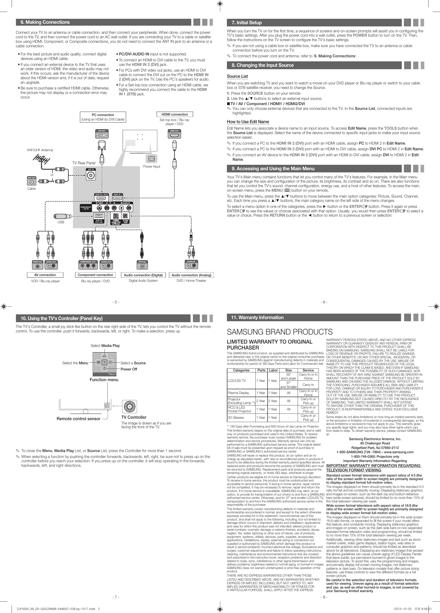 Page 2 of 2 - Samsung Samsung-Un39Fh5000Fxza-Users-Manual-  Samsung-un39fh5000fxza-users-manual