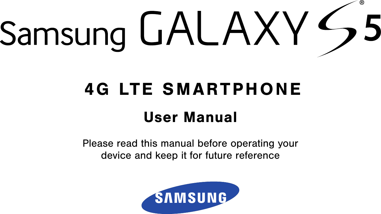 Samsung T Mobile SM G900T Galaxy S 5 User Manual TMO S5 English NCH F4