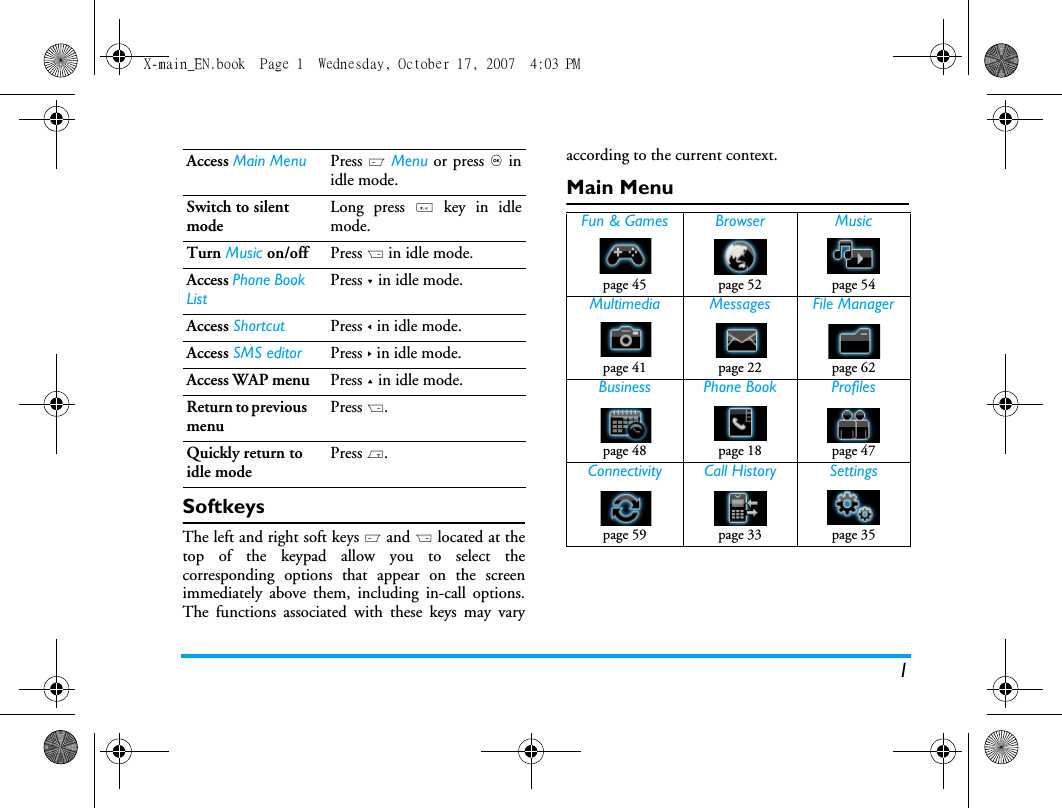 Page 2 of Sang Fei Consumer Communications CT9A9U Dual-band GSM 850/1900 Mobile Phone with Bluetooth User Manual X main EN