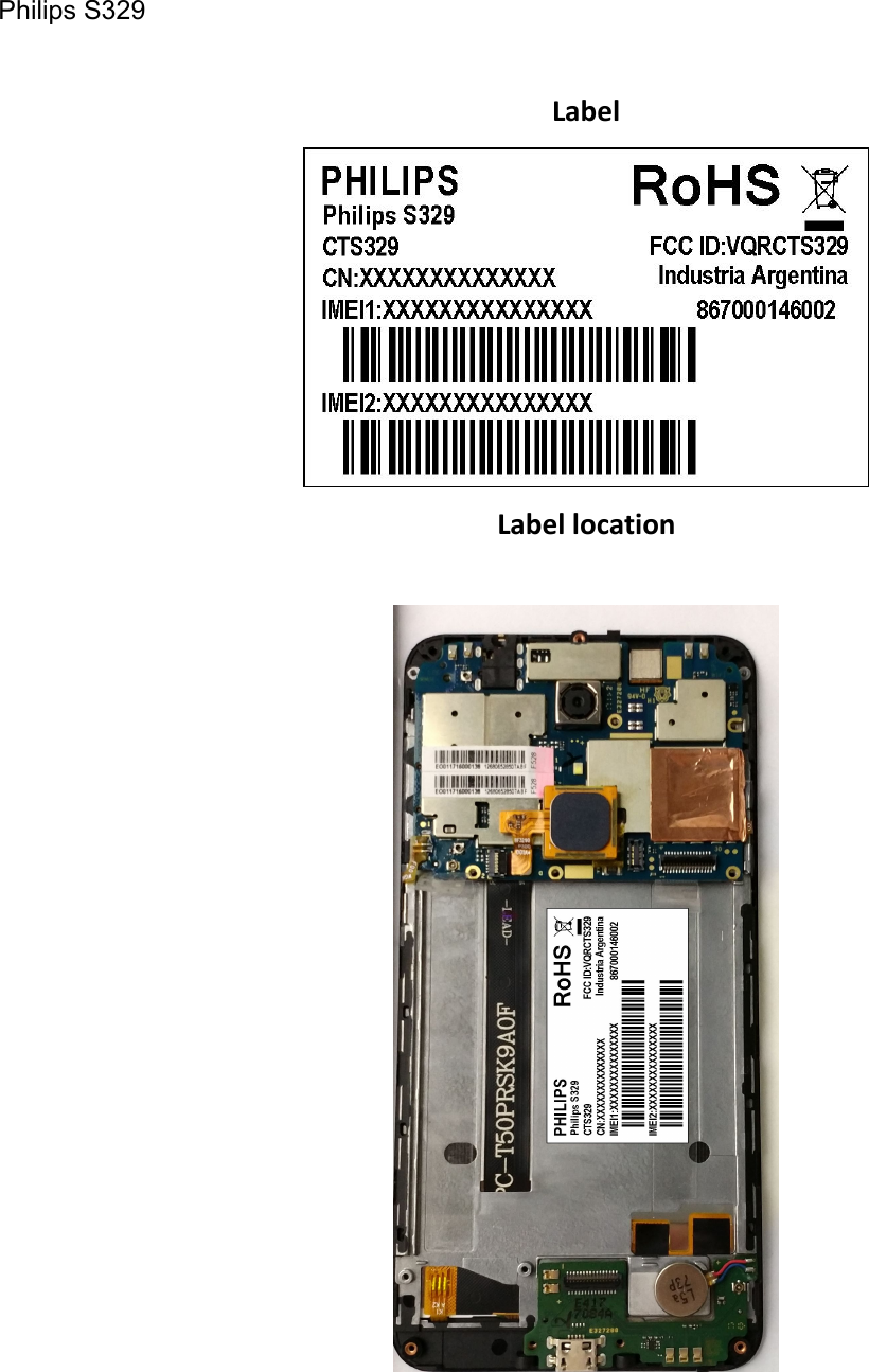 LabelLabel locationPhilips S329