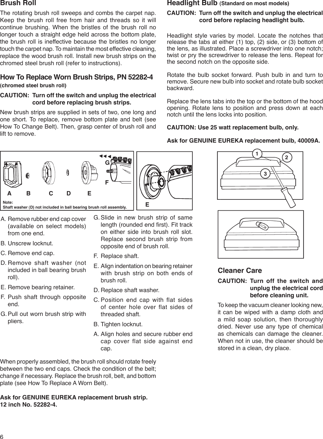 Page 6 of 7 - Sanitaire Sanitaire-S647-Series-Users-Manual- 75326 Sanitaire_Pro  Sanitaire-s647-series-users-manual