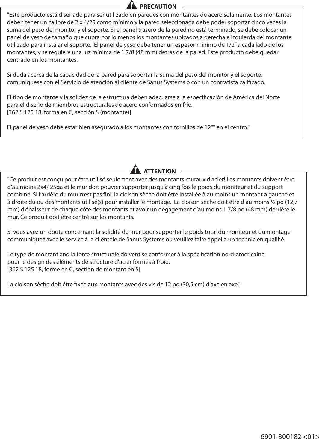 Page 6 of 9 - Sanus-Systems Sanus-Systems-Sanus-Ssmk1-Users-Manual-  Sanus-systems-sanus-ssmk1-users-manual